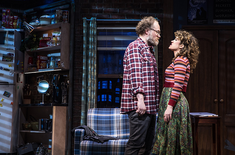 Andy Grotelueschen and Sarah Stiles in <i>Tootsie</i>. Photo by Matthew Murphy.