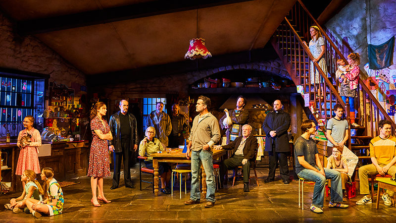 The Broadway cast of The Ferryman, now starring Brian D'arcy James