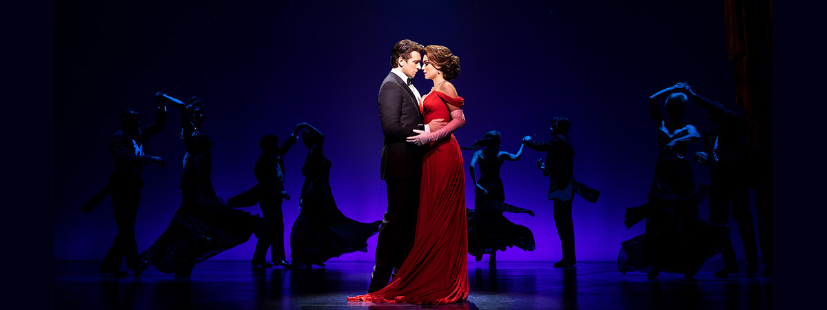 Andy Karl and Samantha Barks in the Broadway production of Pretty Woman: The Musical