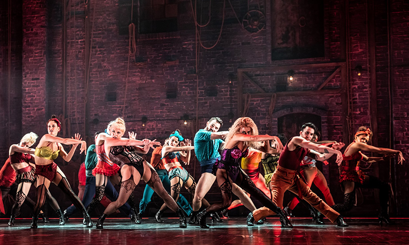 The company of Moulin Rouge! The Musical. Photo by Matthew Murphy.