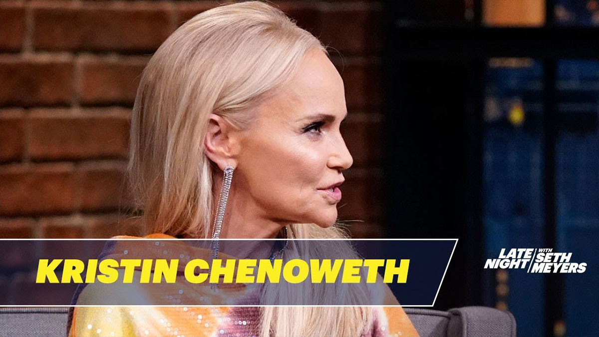 Kristin Chenoweth on Seth Meyers