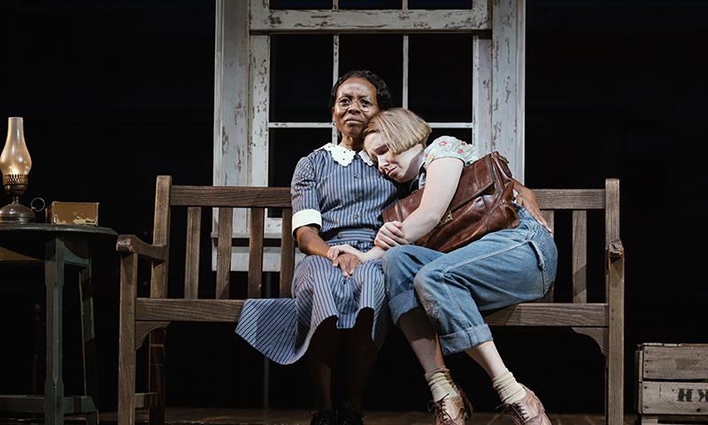 LisaGay Hamilton and Nina Grollman in <i>To Kill a Mockingbird<i/>. Photo by Julieta Cervantes.