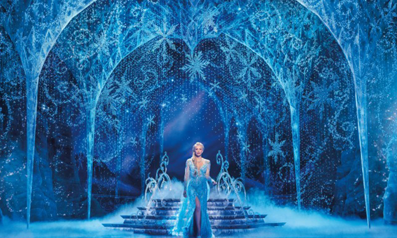 Caroline Bowman in the national tour of <i>Frozen</i>. Photo by Deen van Meer.