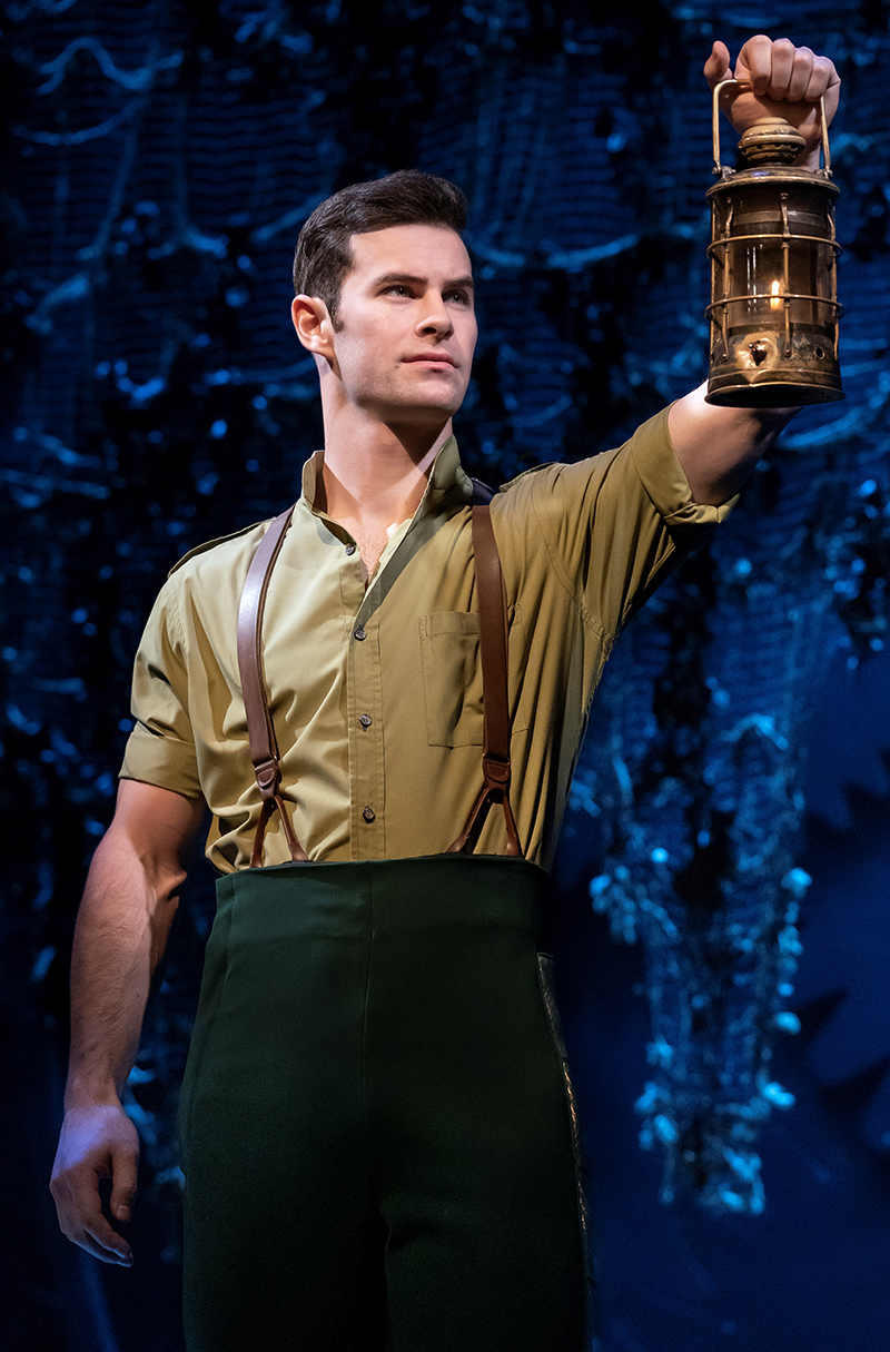 Sam Gravitee in <i>Wicked</i>. Photo by Joan Marcus.