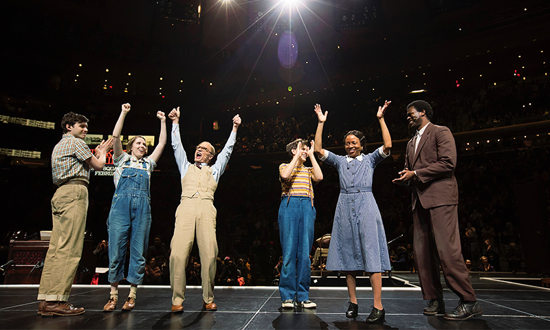 The cast of <i>To Kill a Mockingbird</i> at Madison Square Garden. Photo by Little Fang.