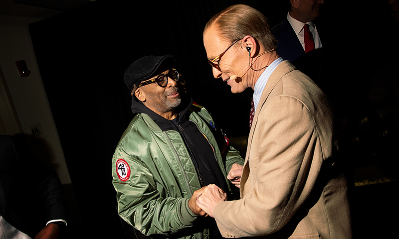 Spike Lee and Ed Harris. Photo by Little Fang.