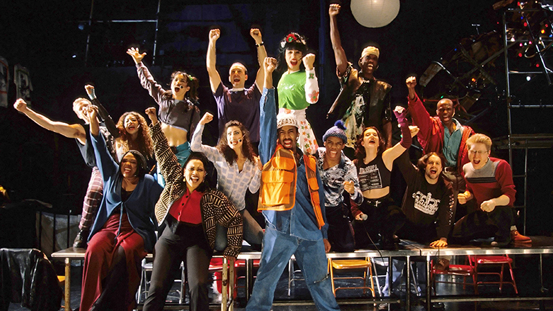The original Broadway cast of RENT. Photo by Joan Marcus.