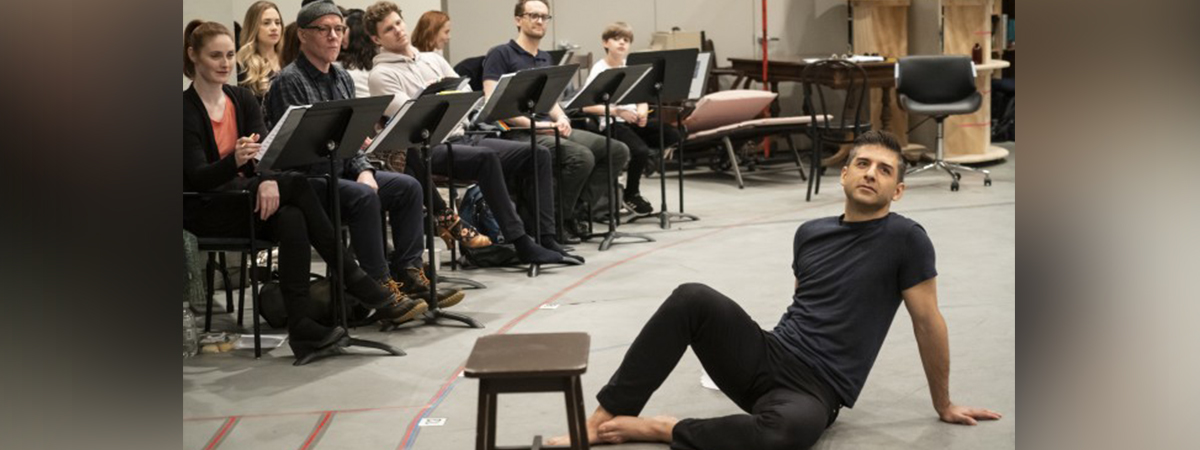 Tony Yazbek in Flying Over Sunset Rehearsals