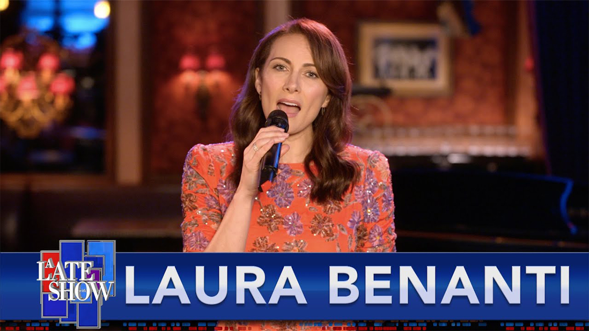 Laura Benanti Sings Don't Worry 'Bout Me on Stephen Colbert