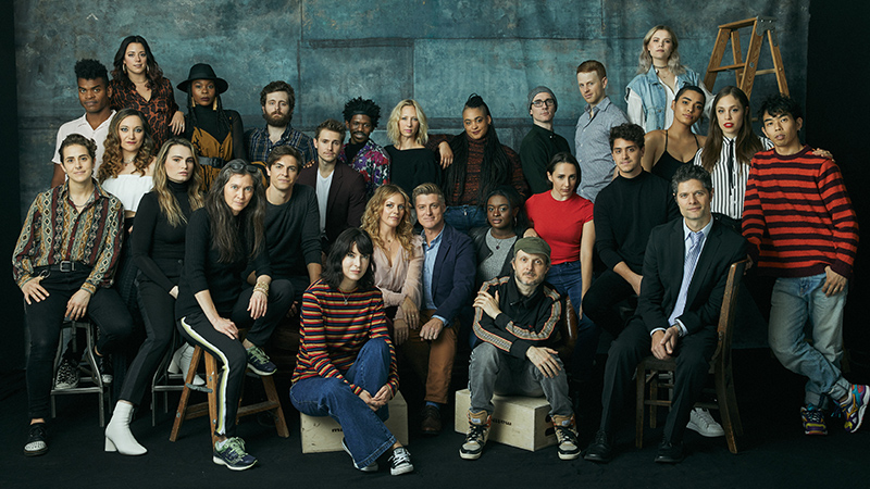 The cast and creative team of <i>Jagged Little Pill</i>. Photo by Nathan Johnson.