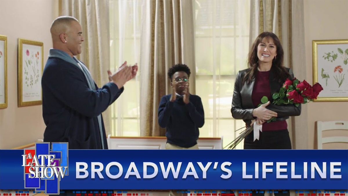 Laura Benanti and Christopher Jackson on Stephen Colbert