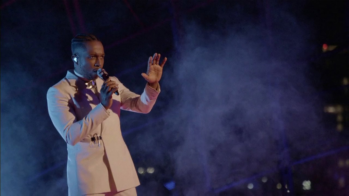 Leslie Odom Jr Performs Speak Now at the 2021 Oscars
