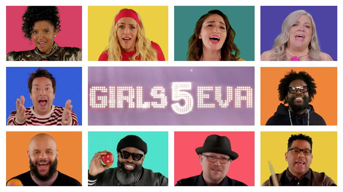 Girls5Eva on the Tonight Show