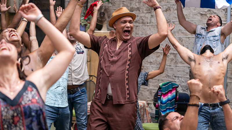 Jimmy Smits as Kevin Rosario in Warner Bros. Pictures’ <i>In the Heights</i>, a Warner Bros. Pictures release. Photo by Macall Polay.