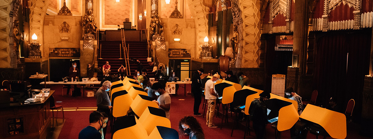 The Pantages Theater Voting Center 2020