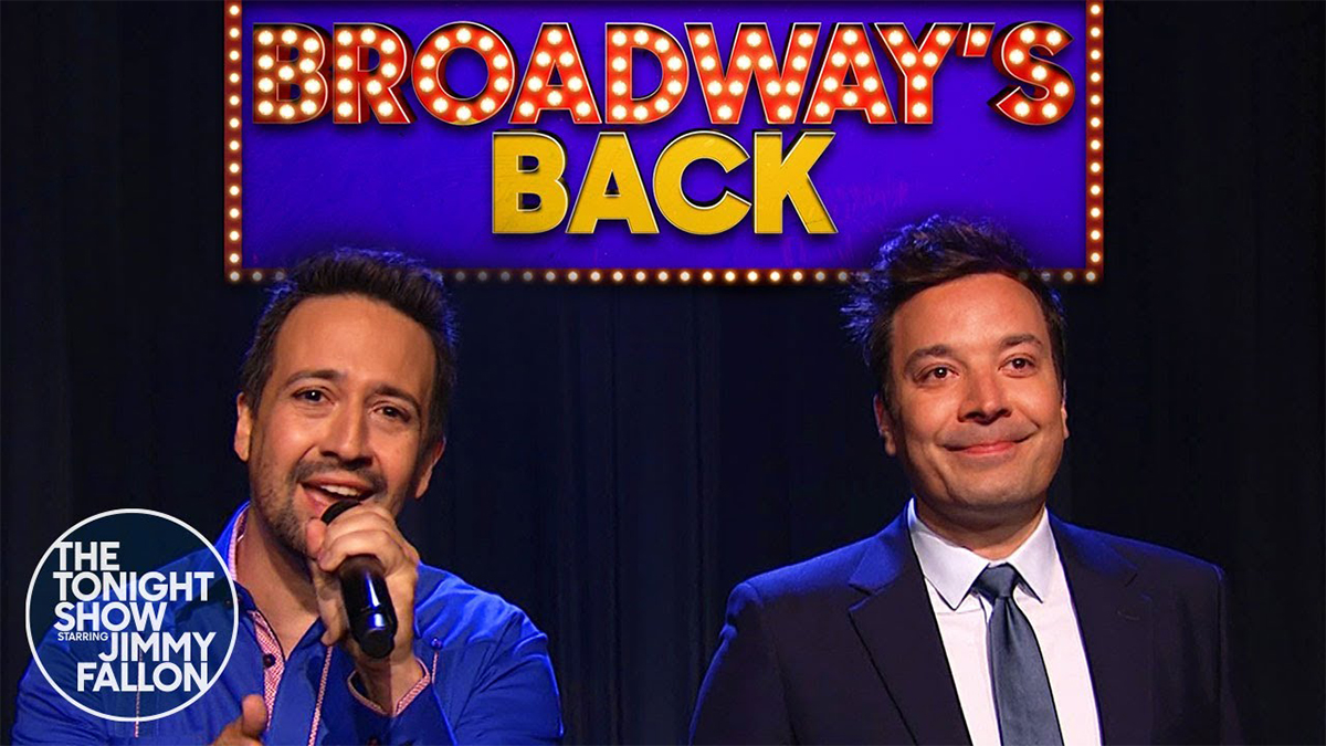 Broadway's Back with Lin-Manuel Miranda on The Tonight Show with Jimmy Fallon