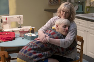 Max Harwood and Sarah Lancashire in Everybody's Talking About Jamie
