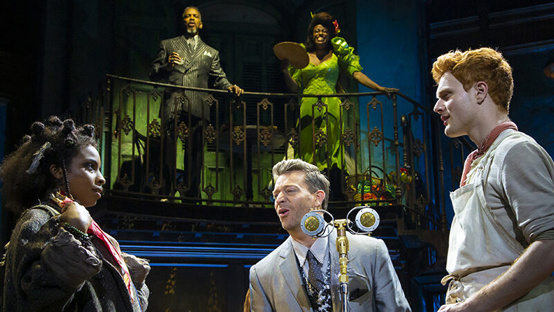 The cast of the North American Tour of Hadestown