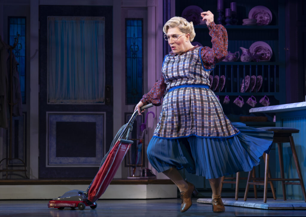Rob McClure in Mrs. Doubtfire. Photo by Joan Marcus.