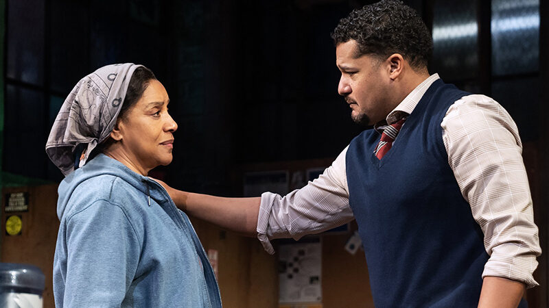 Brandon J. Dirden and Phylicia Rashad in Skeleton Crew. Photo by Matthew Murphy.