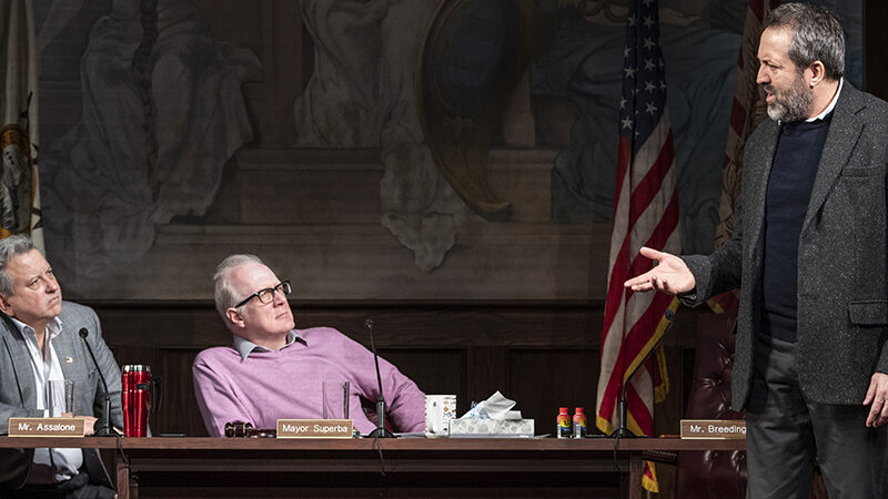 Jeff Still, Tracy Letts, and Ian Barford in The Minutes