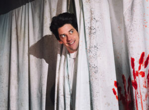 Christian Borle in <i>Little Shop of Horrors</i>. Photo by Emilio Madrid.
