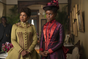 Audra McDonald and Denée Benton in HBO's <i>The Gilded Age</i>. Photo by Alison Cohen Rosa for HBO. 