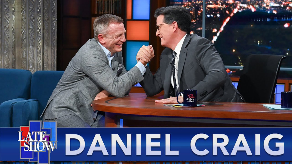 Daniel Craig on The Late Show with Stephen Colbert