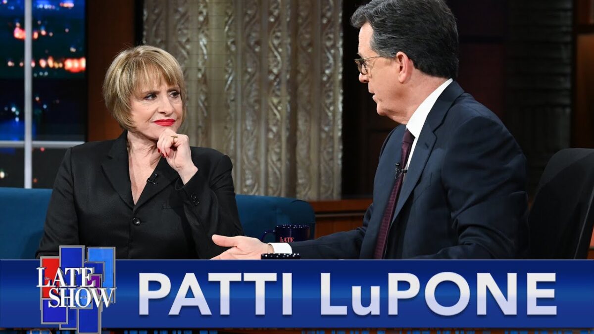 Patti LuPone on Colbert