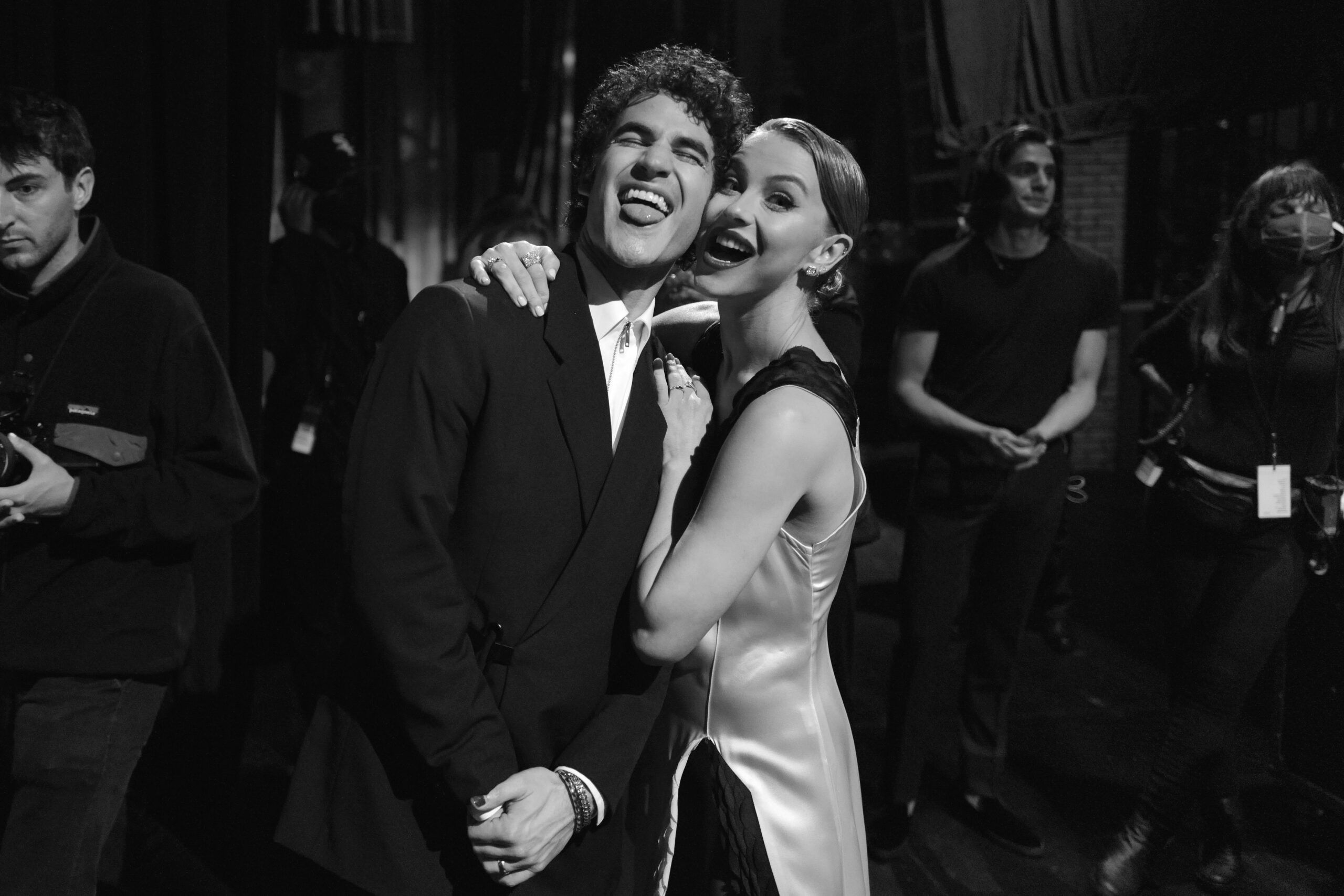 Darren Criss and Julianne Hough at the 75th Annual Tony Awards. Photo by Jenny Anderson/Getty Images for Tony Awards Productions.
