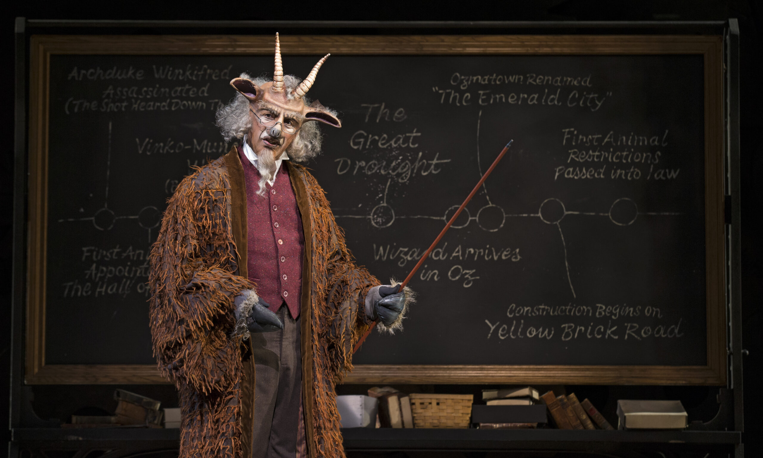 Clifton Davis in Wicked. Photo by Joan Marcus.