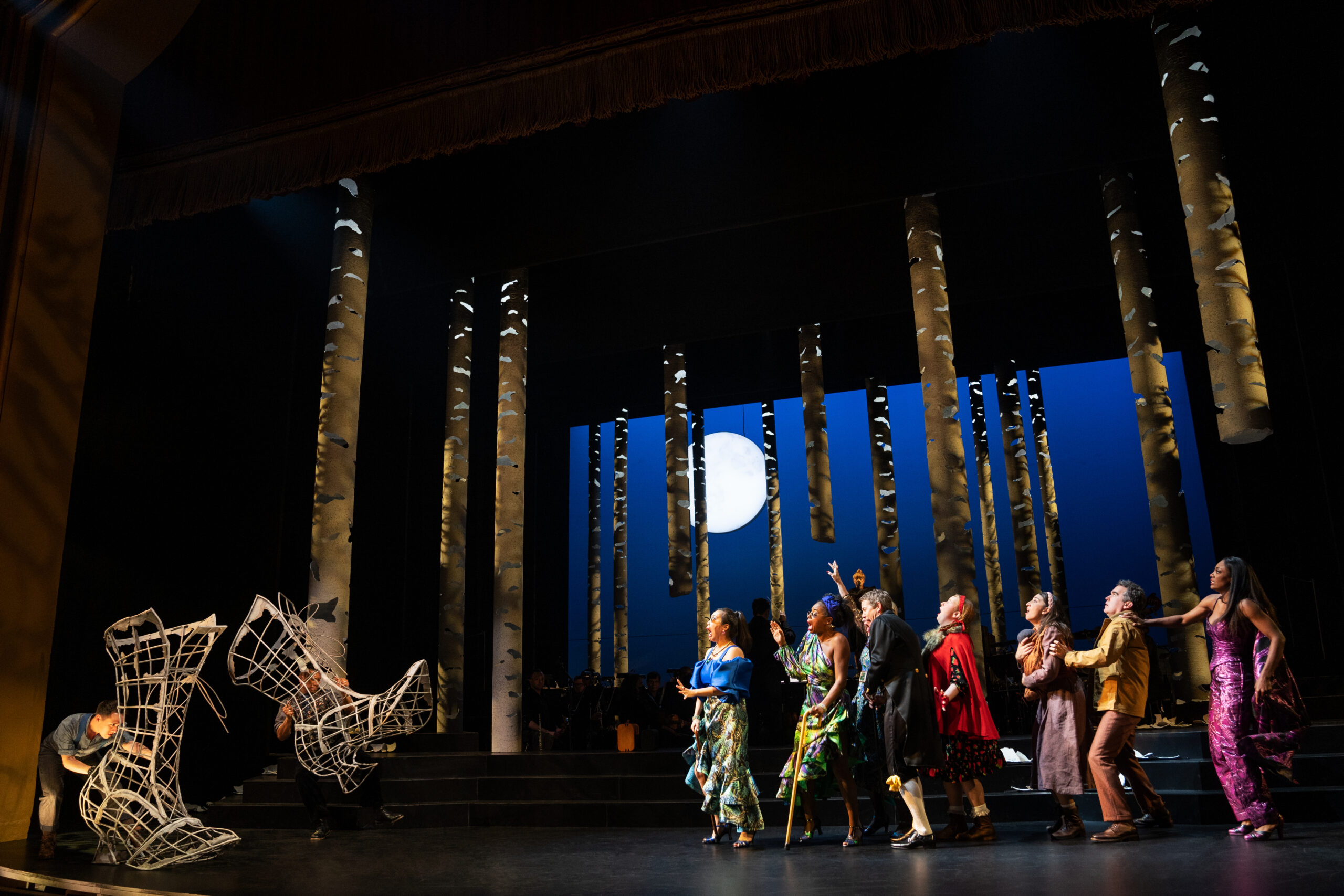 The Cast of Into the Woods. Photo by Matthew Murphy and Evan Zimmerman for MurphyMade.