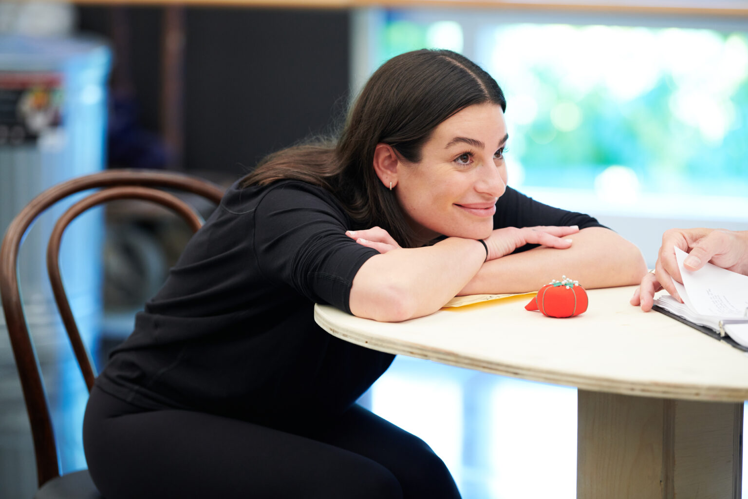 First Look Lea Michele in Funny Girl Broadway Rehearsals Broadway Direct