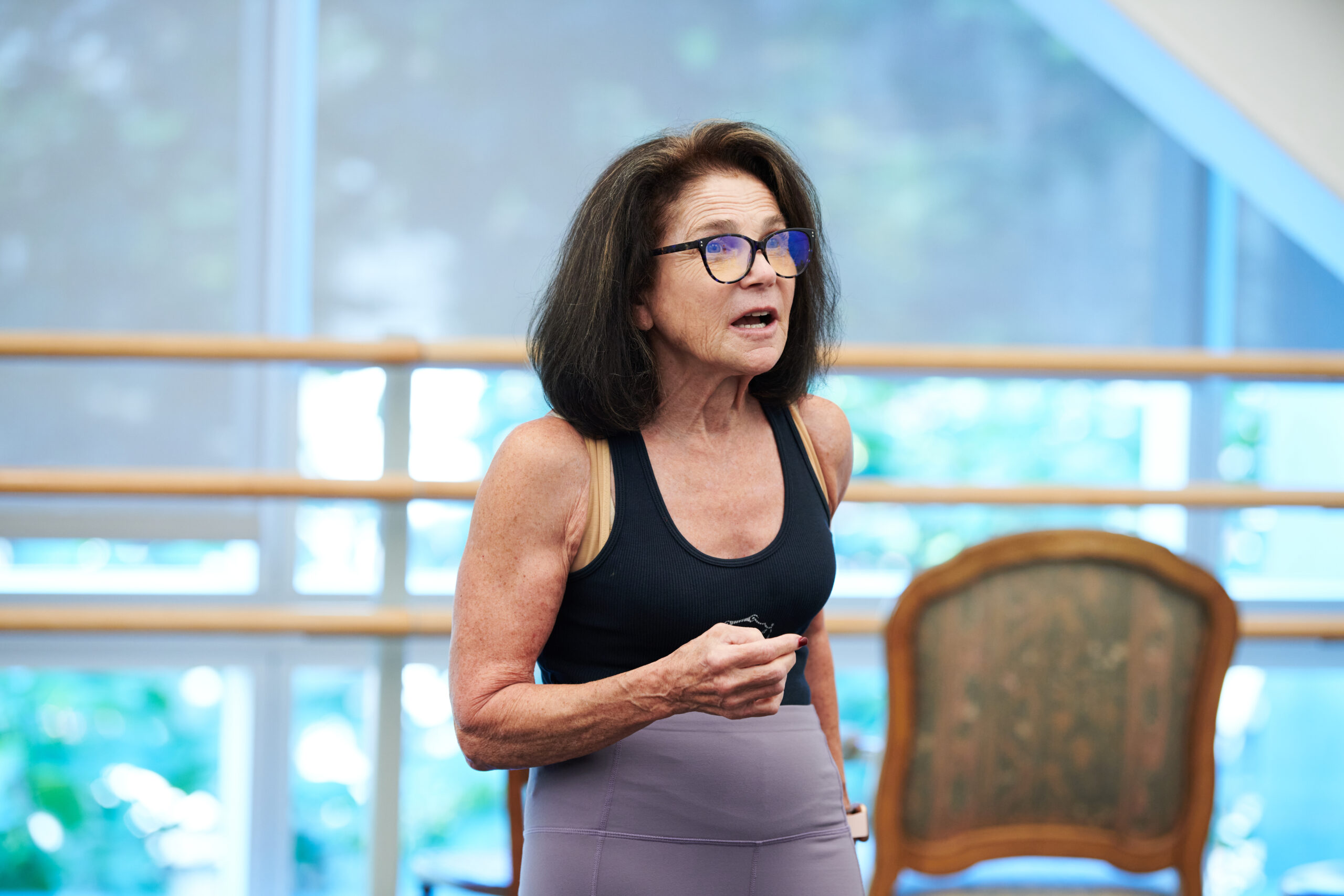 Tovah Feldshuh in rehearsals for Funny Girl. Photo by Jenny Anderson. 