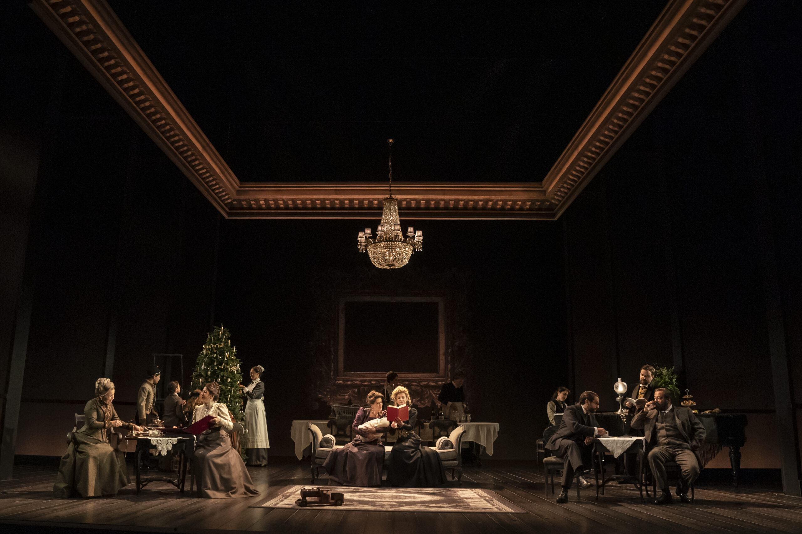 The cast of Leopoldstadt. Photo by Joan Marcus.