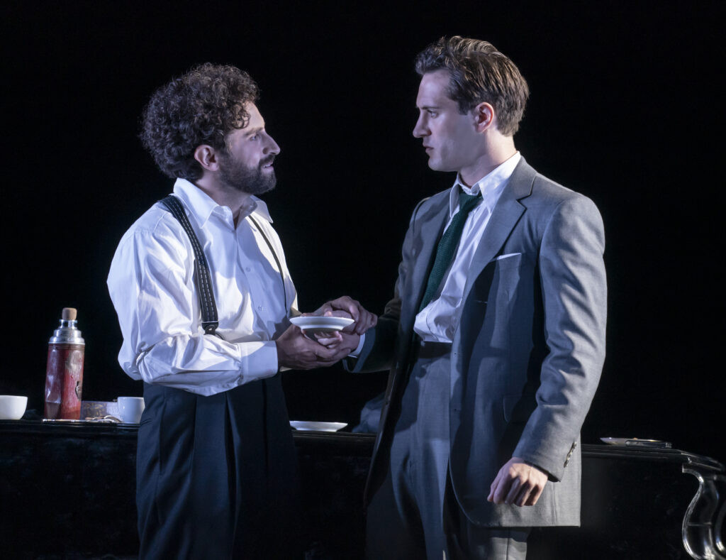 Brandon Uranowitz and Arty Froushan in Leopoldstadt. Photo by Joan Marcus.