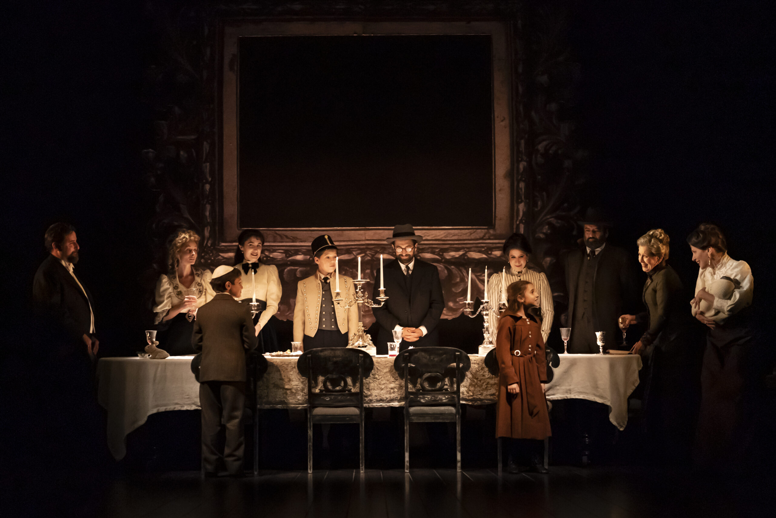 The cast of Leopoldstadt. Photo by Joan Marcus.