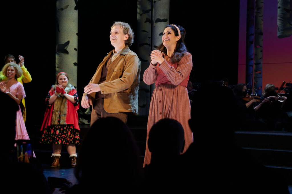 First Look New Broadway Cast Of Into The Woods Take First Bows