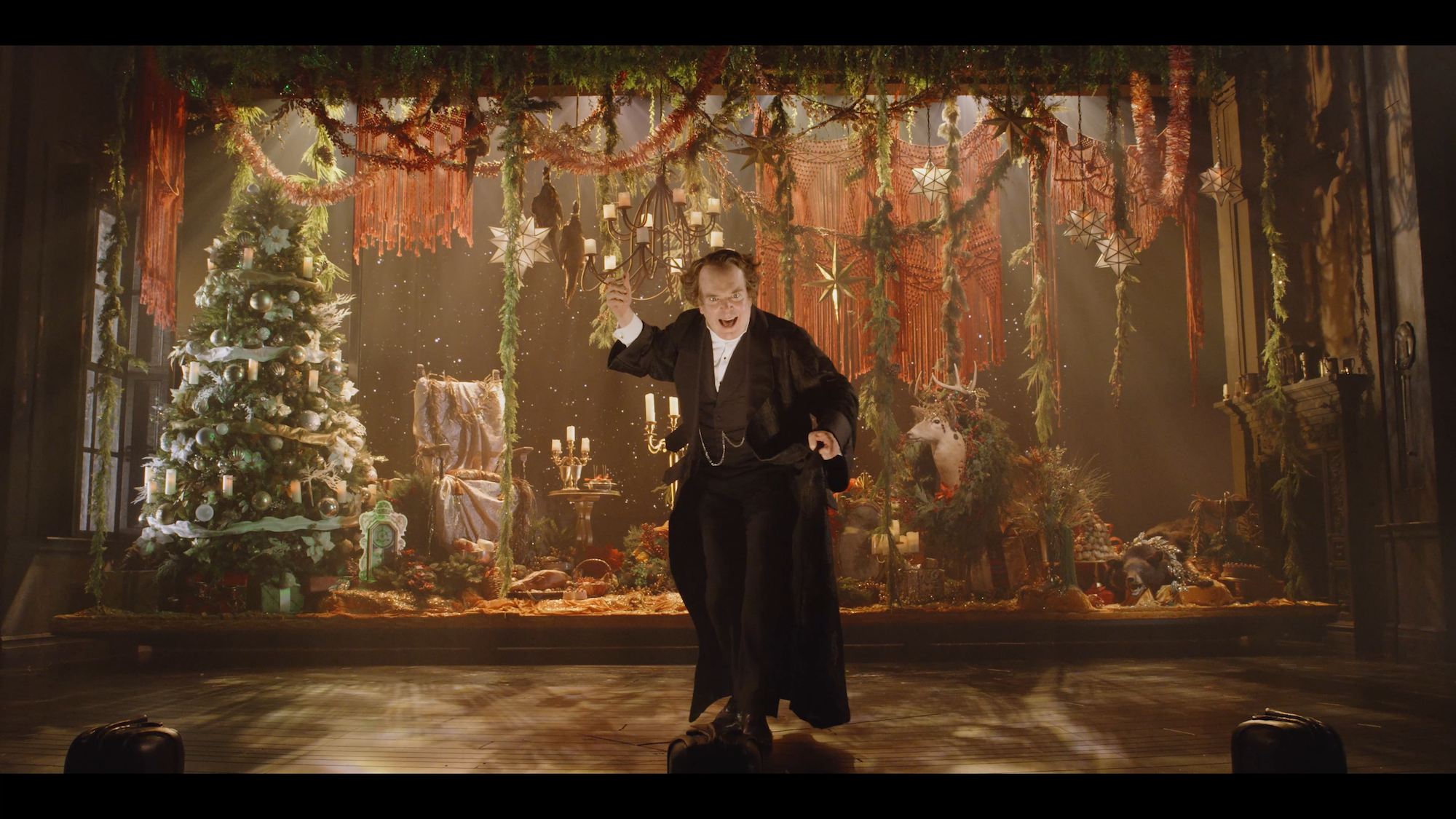 Jefferson Mays in <i>A Christmas Carol</i>.