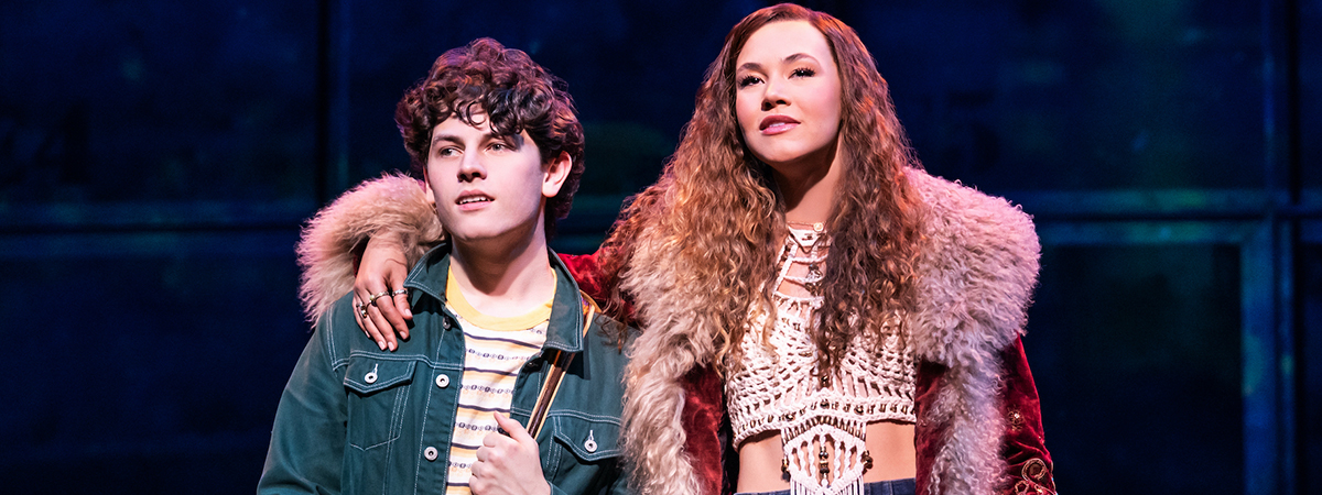 Casey Likes and Solea Pfeiffer in Almost Famous. Photo by Matt Murphy.