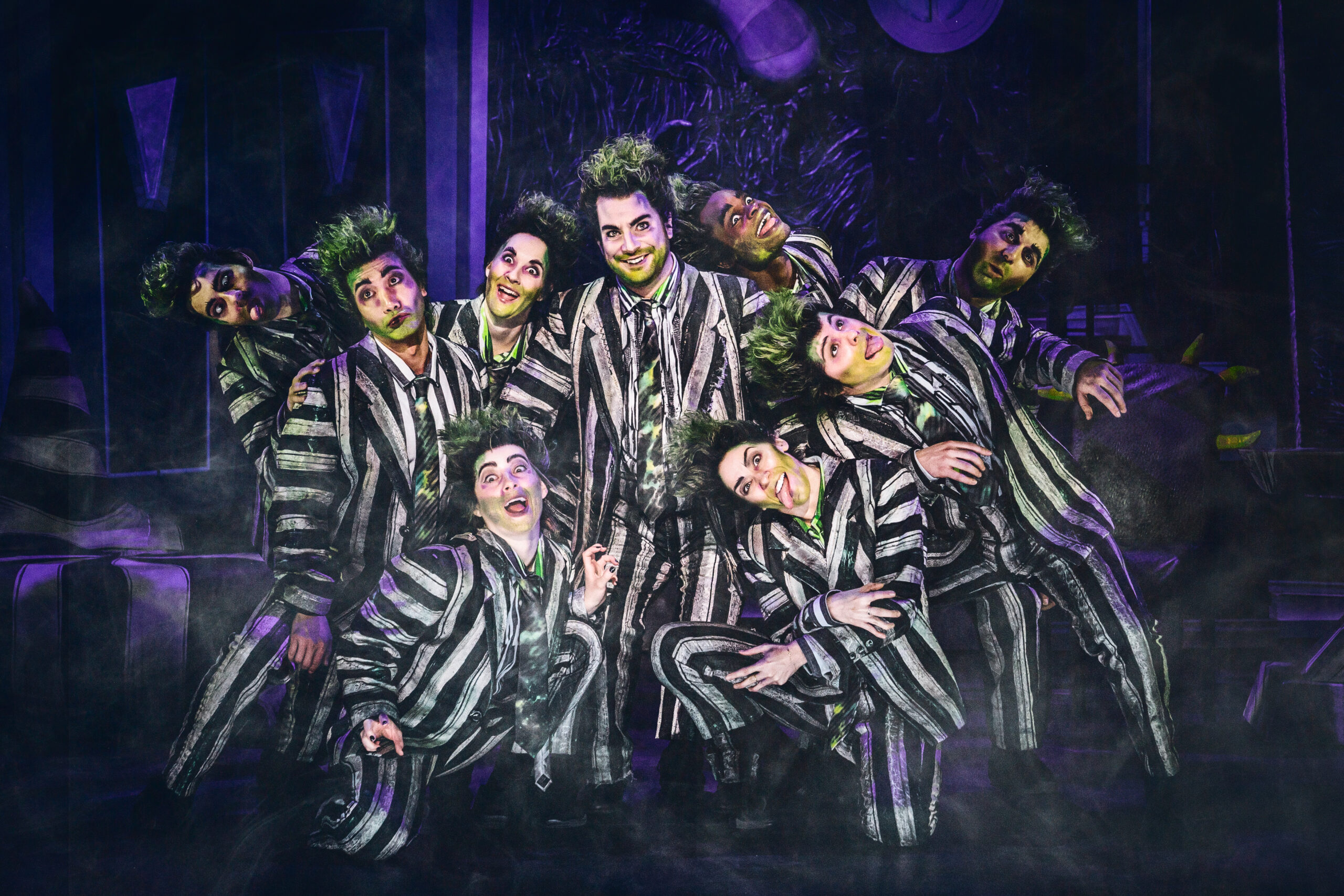 Justin Collette (Beetlejuice) and Tour Company of Beetlejuice