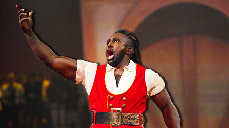 Joshua Henry in Beauty and the Beast