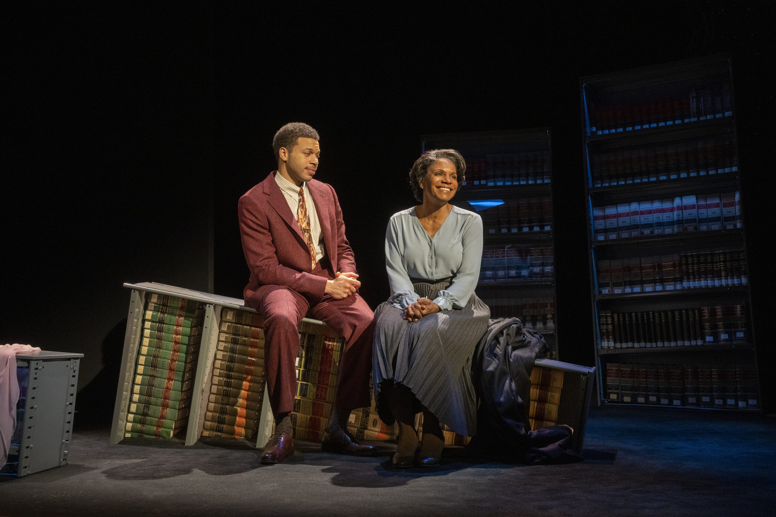 Mister Fitzgerald and Audra McDonald in Ohio State Murders. Photo by Richard Termine.