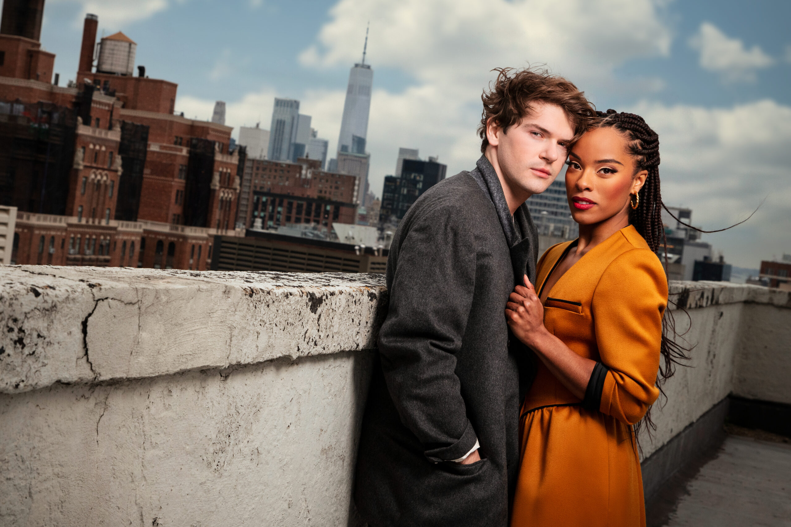 Colton Ryan and Anna Uzele will star in New York, New York on Broadway this spring. Photo by Matthew Murphy.