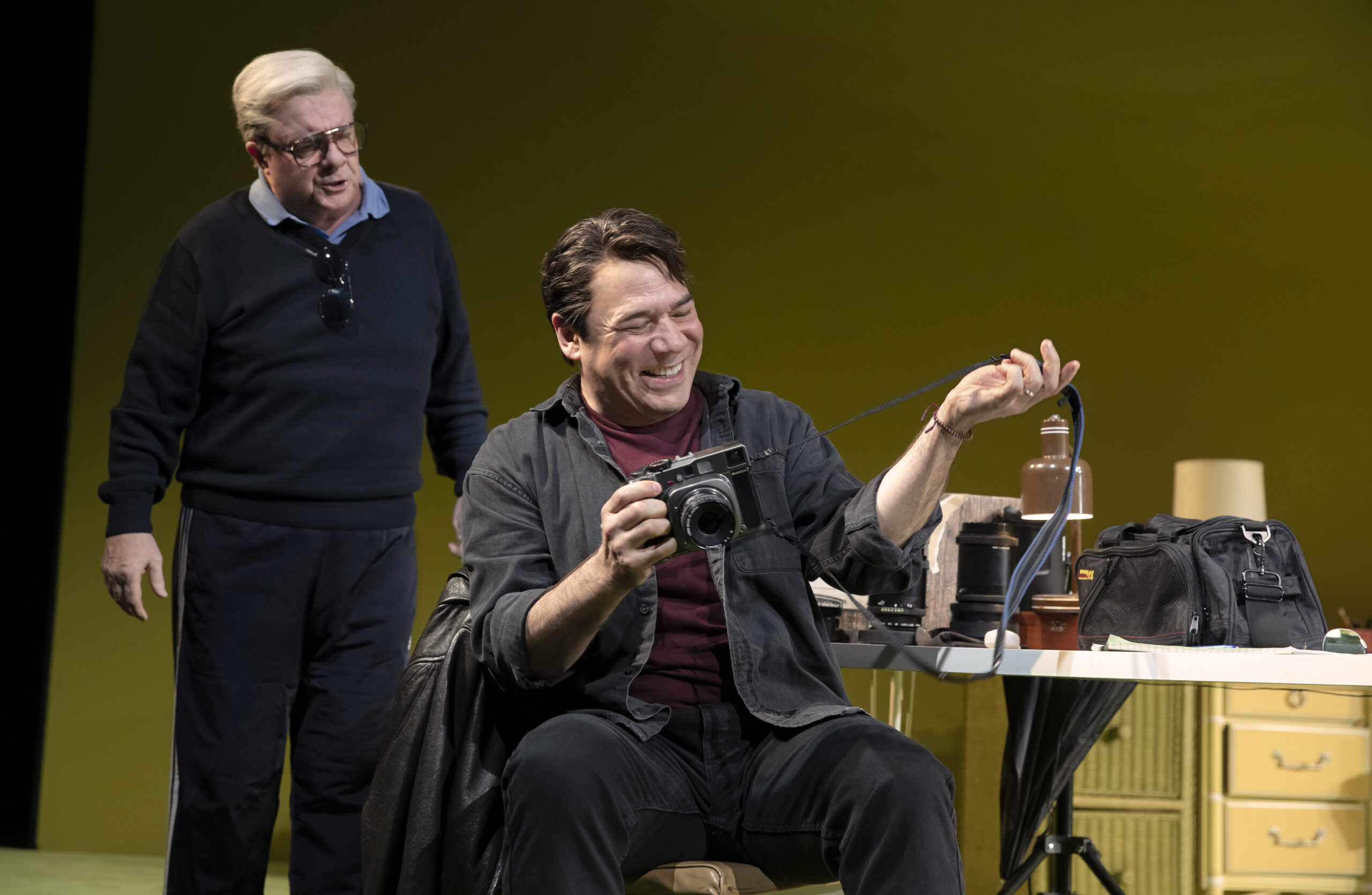 Nathan Lane and Danny Burstein in Pictures From Home. Photo by Julieta Cervantes.