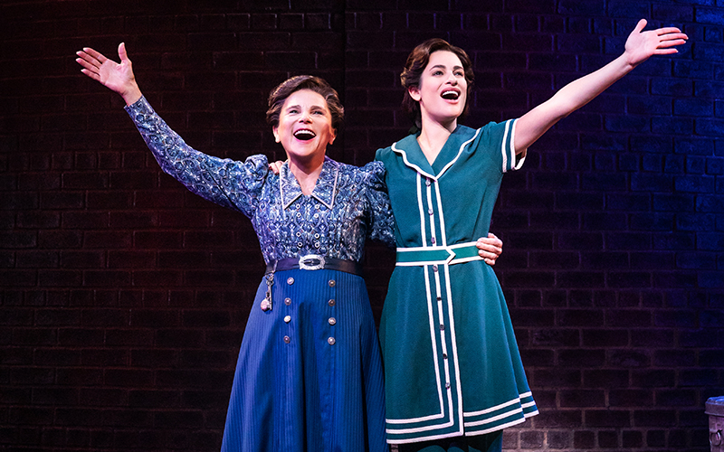 Tovah Feldshuh and Lea Michele in Funny Girl. Photo by Matthew Murphy.