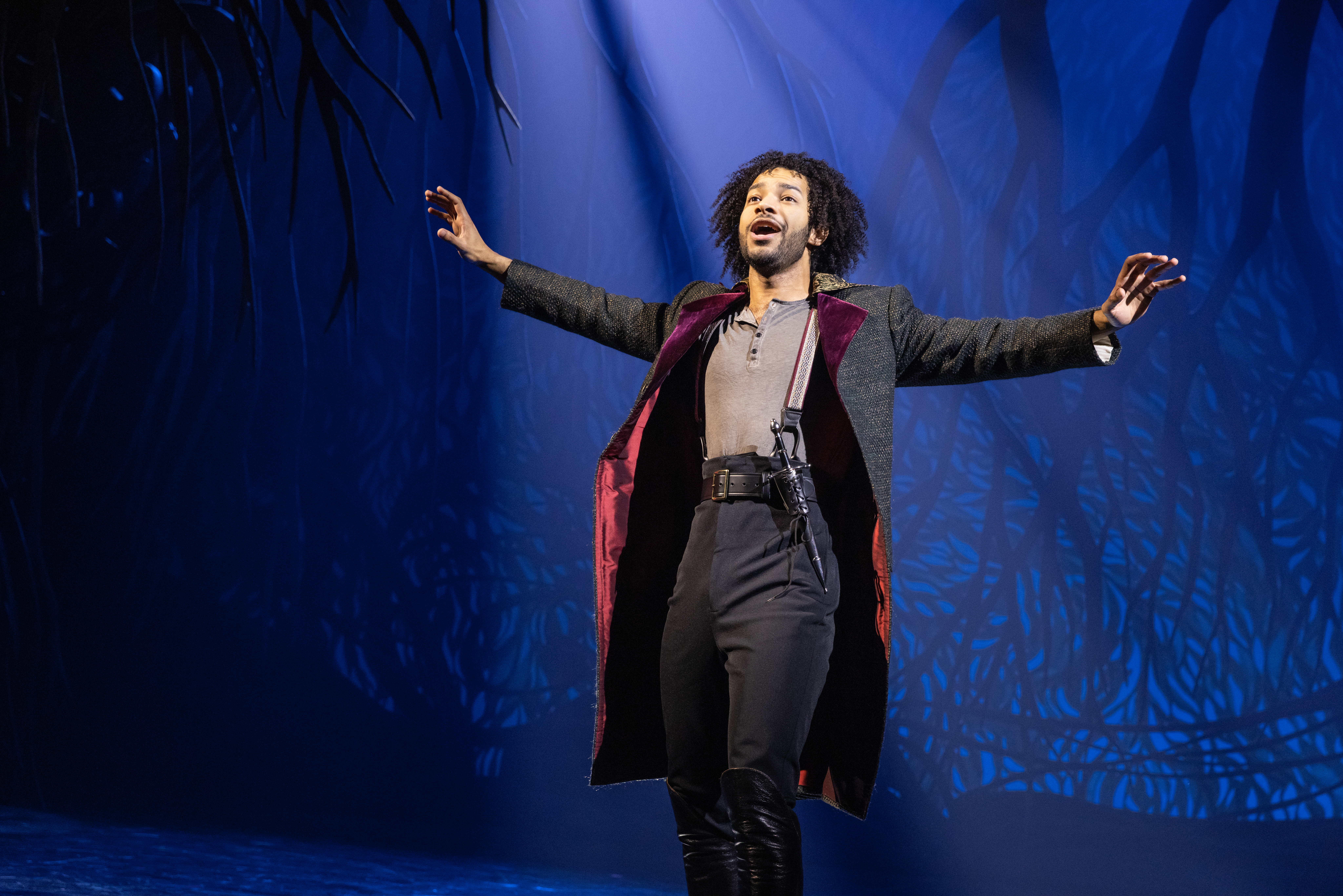 Jordan Dobson in Bad Cinderella. Photo by Matthew Murphy and Evan Zimmerman.