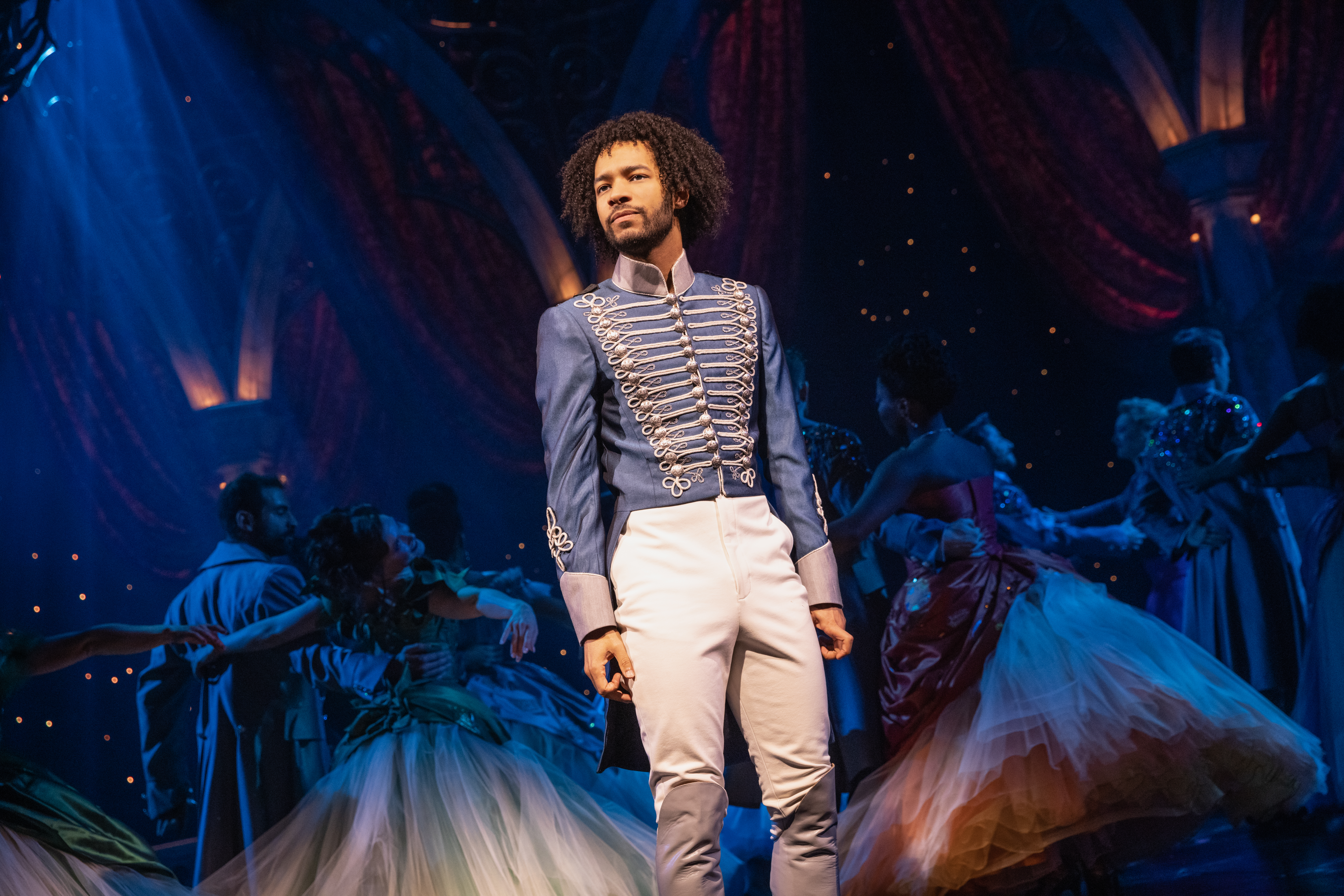 Jordan Dobson in Bad Cinderella. Photo by Matthew Murphy and Evan Zimmerman.