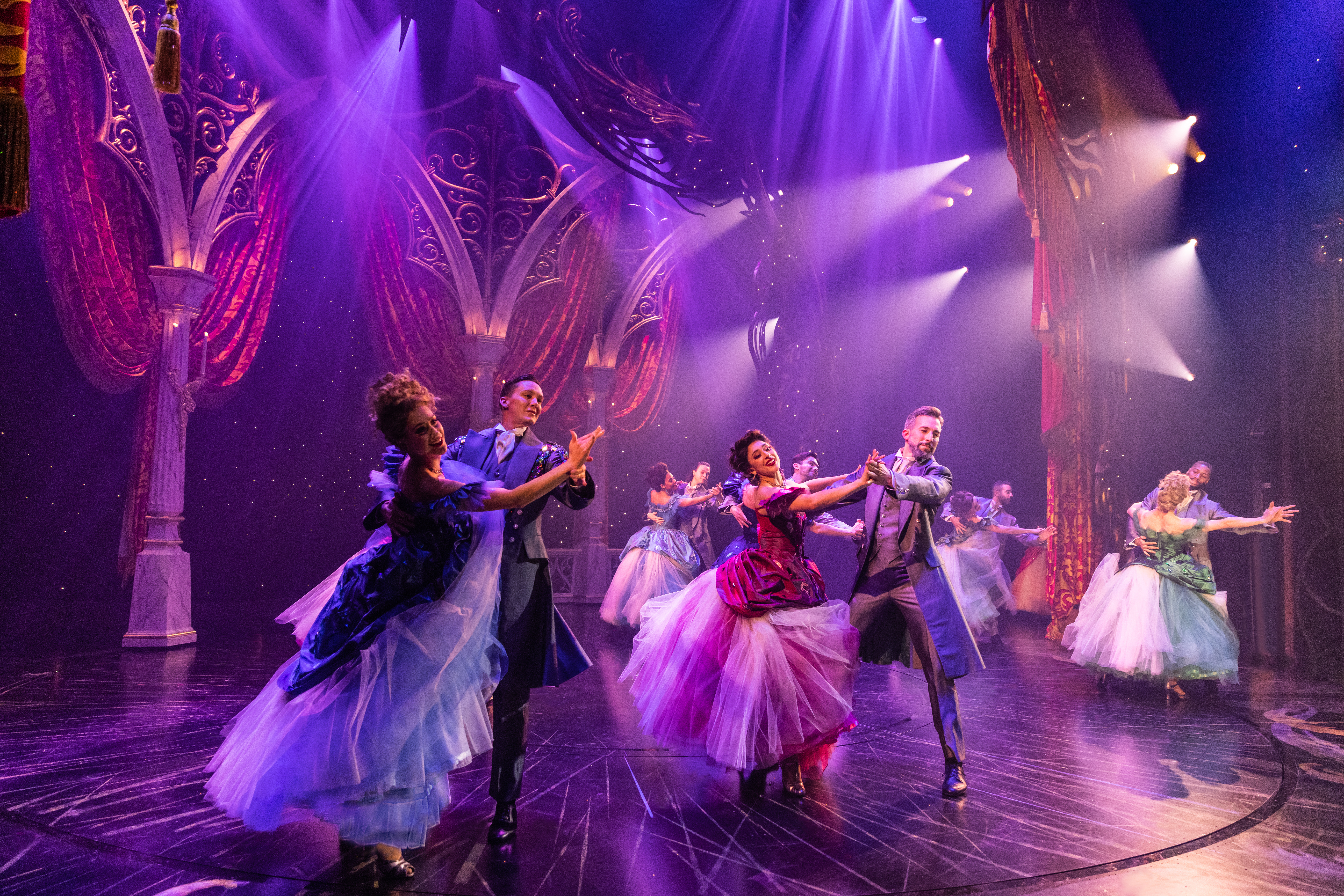The company of Bad Cinderella. Photo by Matthew Murphy and Evan Zimmerman.