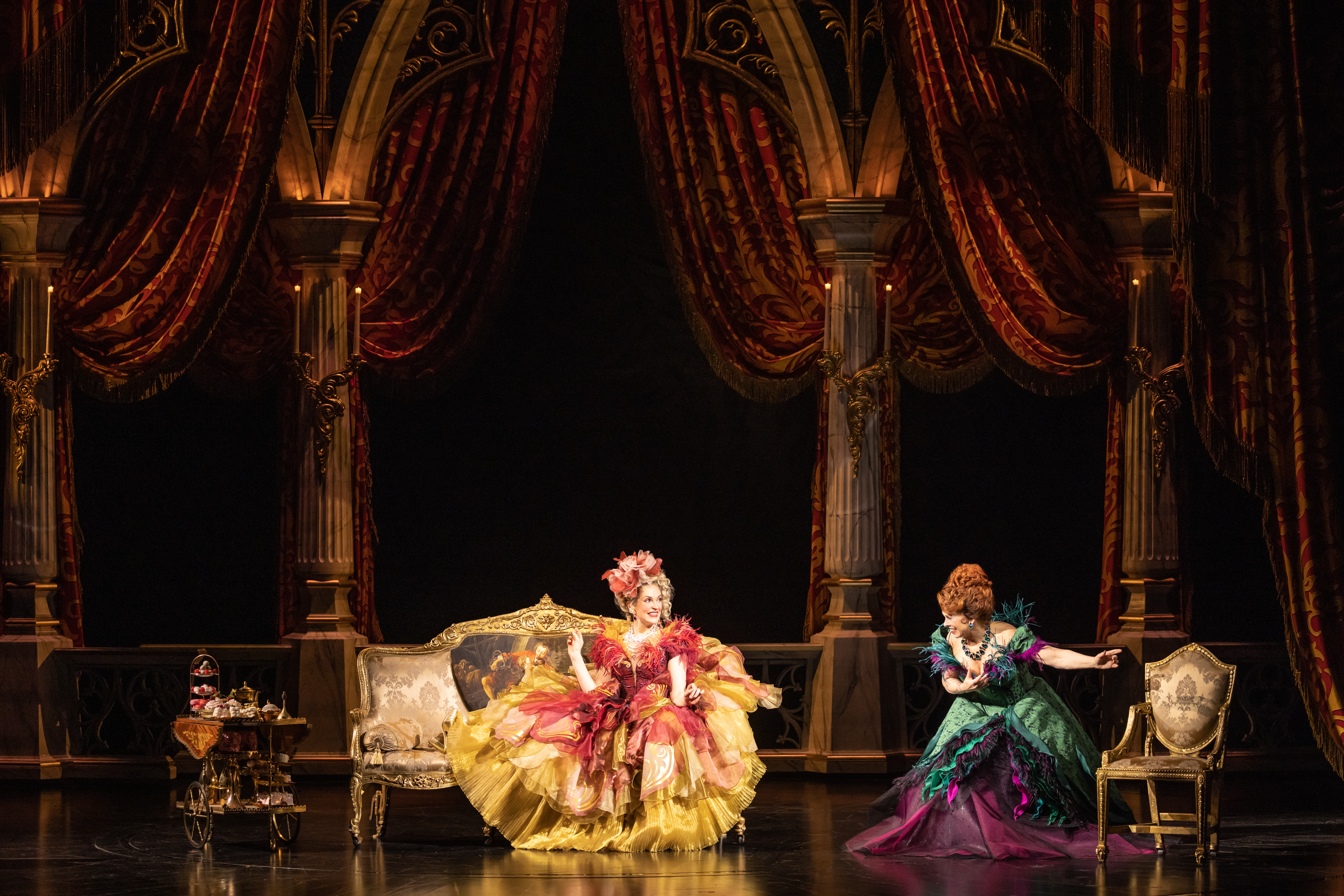Grace McLean and Carolee Carmello in Bad Cinderella. Photo by Matthew Murphy and Evan Zimmerman.